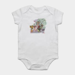 masters of the universe Baby Bodysuit